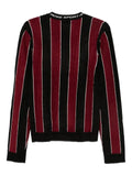 Martine Rose striped logo-print sweater