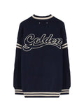 Golden Goose boxy sweater in cotton with embroidery