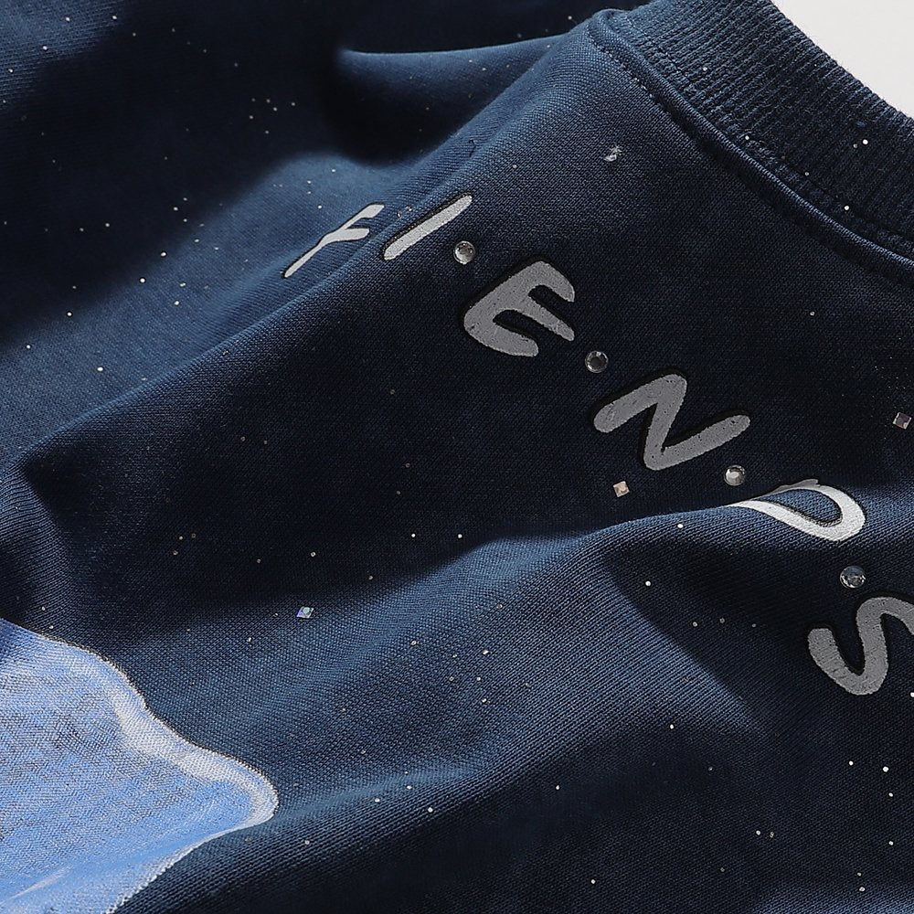 BKYS Revival Rock Skeleton Graphic Short-Sleeve T-Shirt